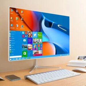 24 inch Led High Quality Built-in Battery Desktop Monoblock Gaming Computer With Webcam