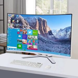 24 inch Led High Quality Built-in Battery Desktop Monoblock Gaming Computer With Webcam
