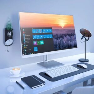24 inch Led High Quality Built-in Battery Desktop Monoblock Gaming Computer With Webcam