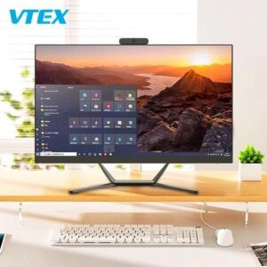 24 inch Led High Quality Built-in Battery Desktop Monoblock Gaming Computer With Webcam