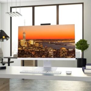24 inch Led High Quality Built-in Battery Desktop Monoblock Gaming Computer With Webcam