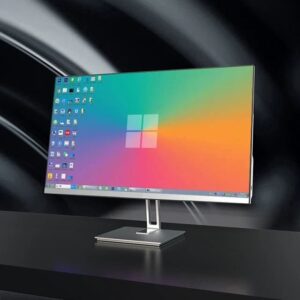 24 inch Led High Quality Built-in Battery Desktop Monoblock Gaming Computer With Webcam