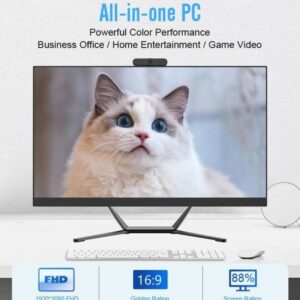 24 inch Led High Quality Built-in Battery Desktop Monoblock Gaming Computer With Webcam